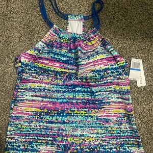 Splash athletic tankini top. New with tags. Size XL